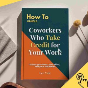 How to Handle Coworkers Who Take Credit for Your Work